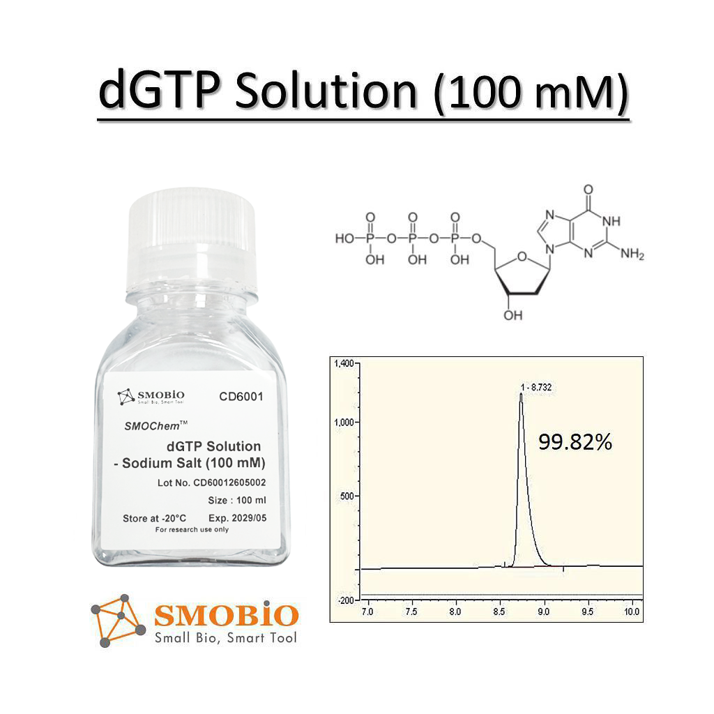 [CD6000] [CD6001] SMOChem™ dGTP Solution - Sodium Salt (100 mM), 100ml