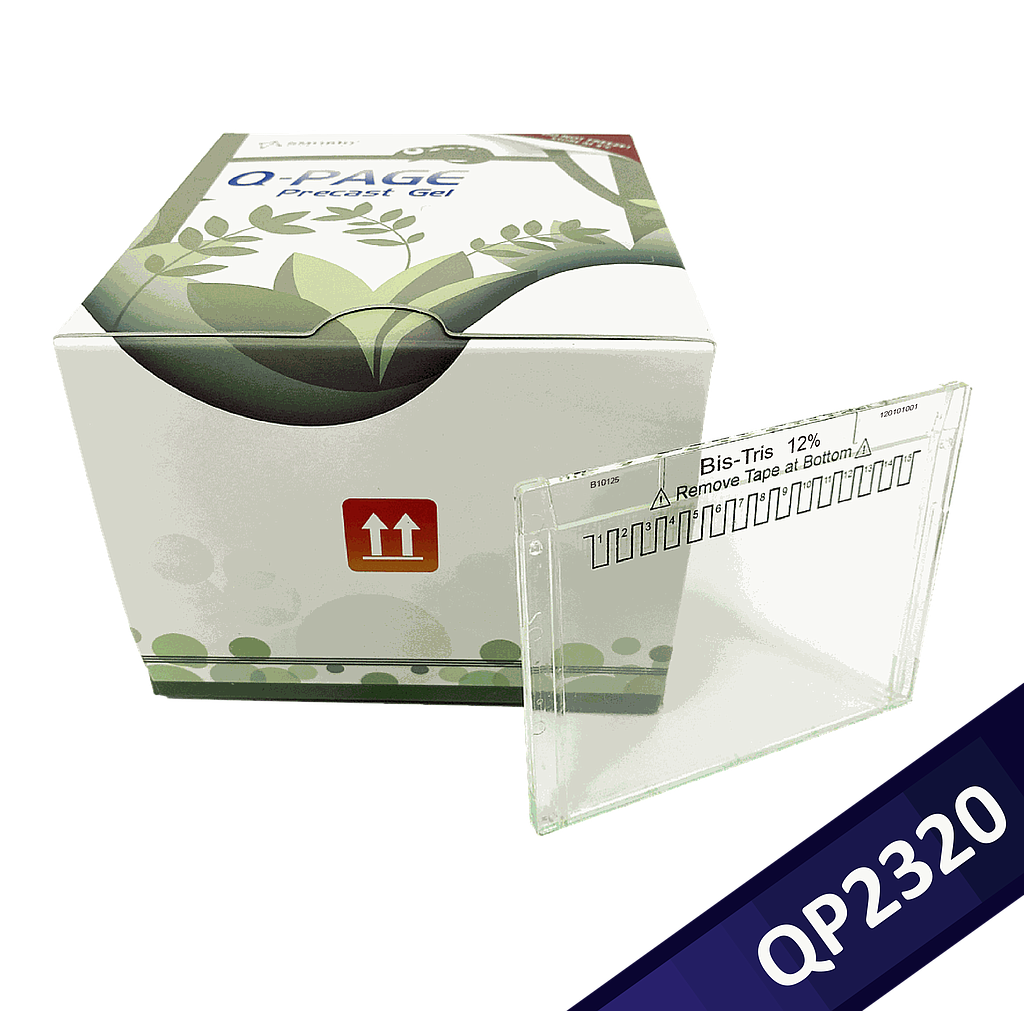 [QP2320] [QP2320] Q-PAGE™ Bis-Tris Precast Gel (Mini, 15 wells, 12%), 10 gels
